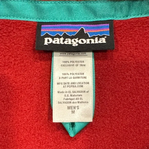 Patagonia Men’s Red Fleece Vest - Picture 2 of 3
